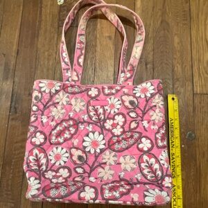 Floral Pink Tote Bag